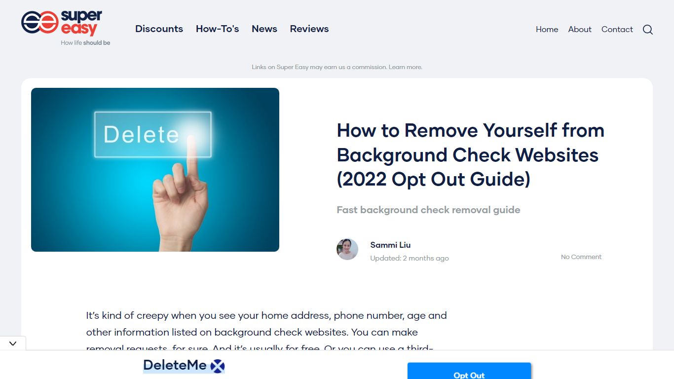 How to Remove Yourself from Background Check Websites (2022 Opt Out ...
